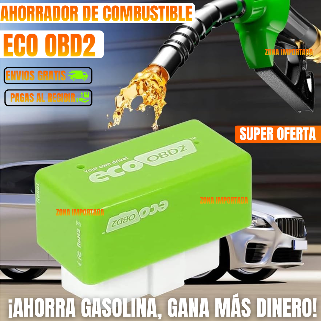 AHORRADOR DE COMBUSTIBLE ECO OBD2|AHORRA HASTA 30% DE GASOLINA