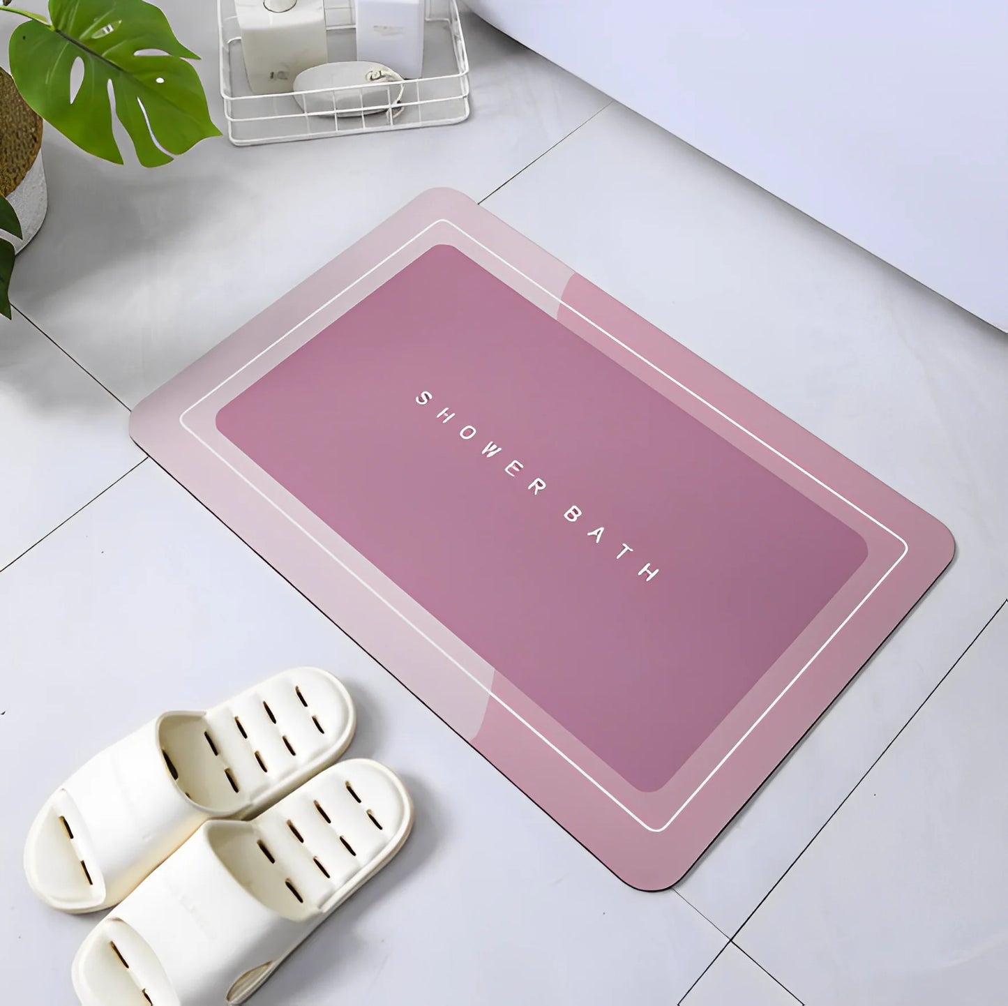 TAPETE DE BAÑO ABSORBENTE Y ANTIDESLIZANTE