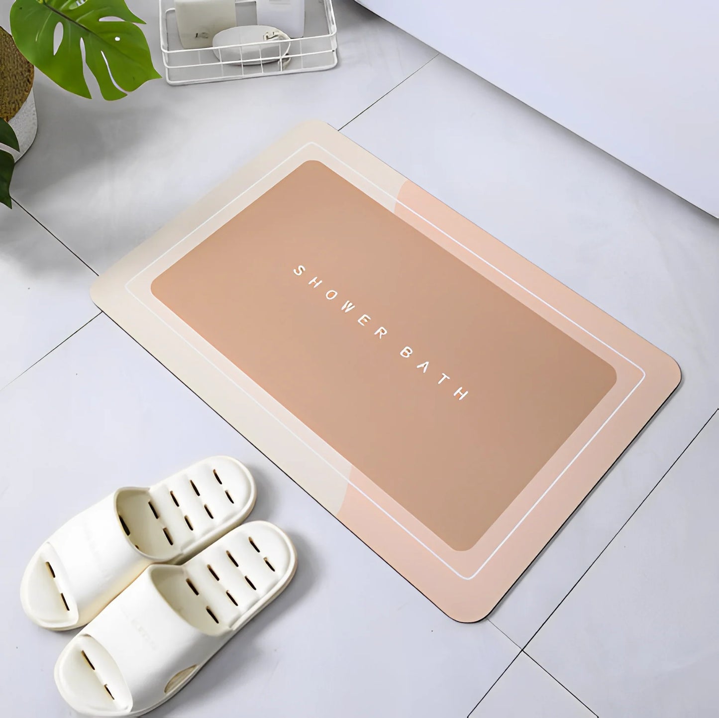 TAPETE DE BAÑO ABSORBENTE Y ANTIDESLIZANTE