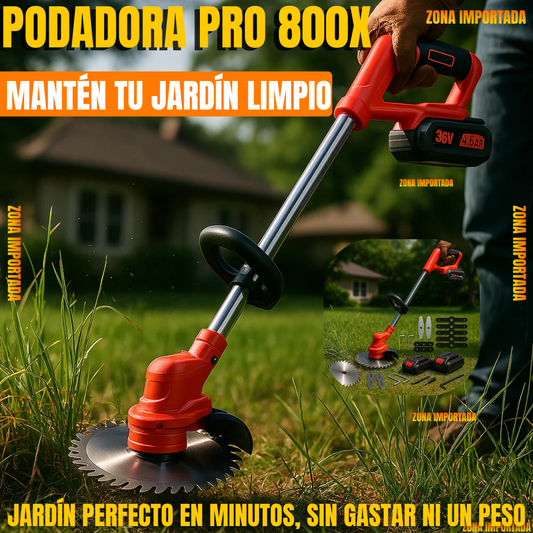 PODADORA INALAMBRICA PRO 800X|LA REVOLUCIÓN PARA TU JARDÍN