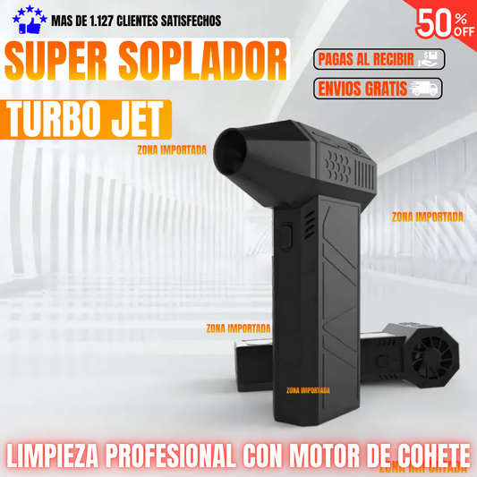 SUPER SOPLADOR TURBO JET|LIMPIEZA EXTREMA CON POTENCIA DE HURACÁN!🌪️