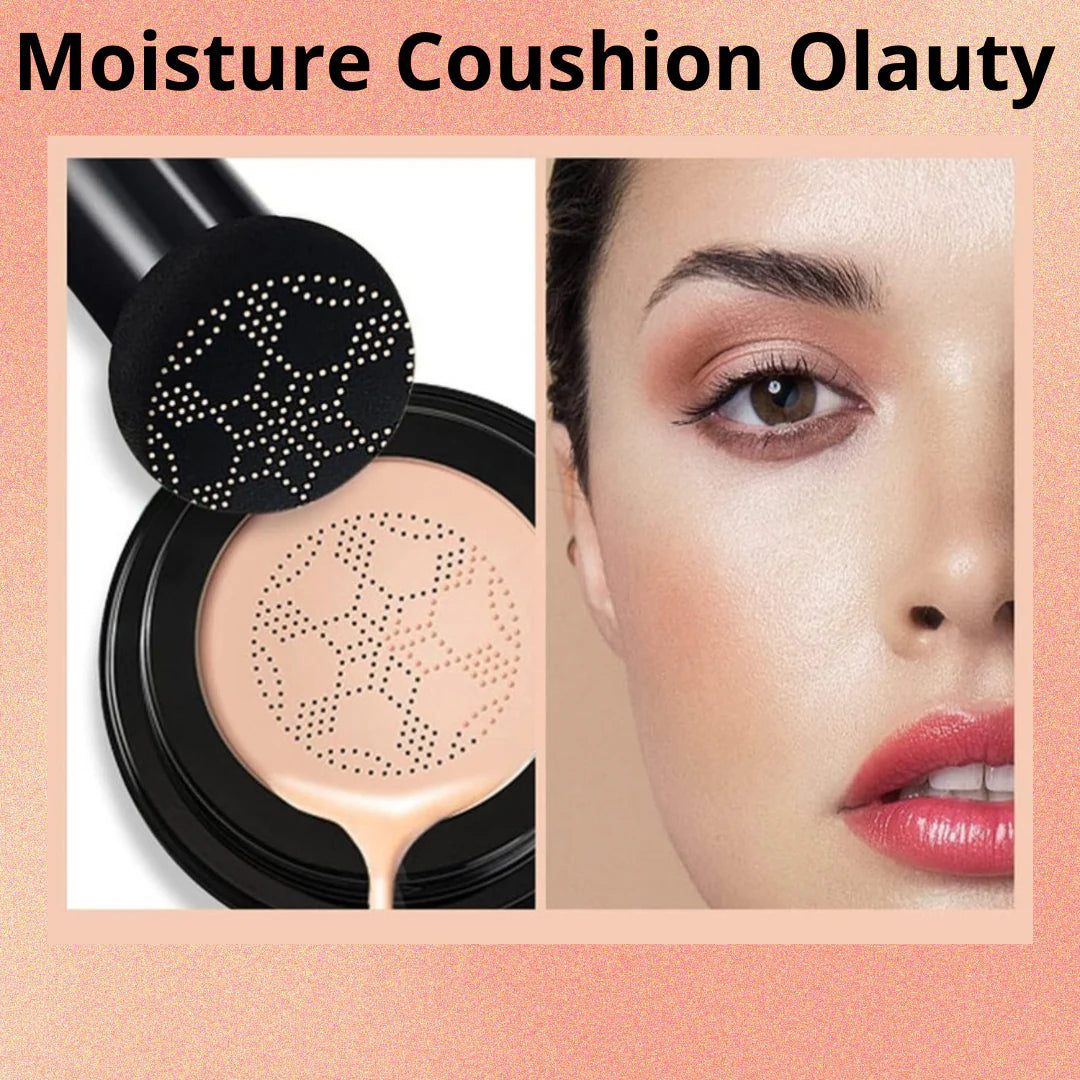 MOISTURE CUSHION BASE DE MAQUILLAJE DE INCREIBLE COBERTURA RESISTENTE AL AGUA Y SUDOR